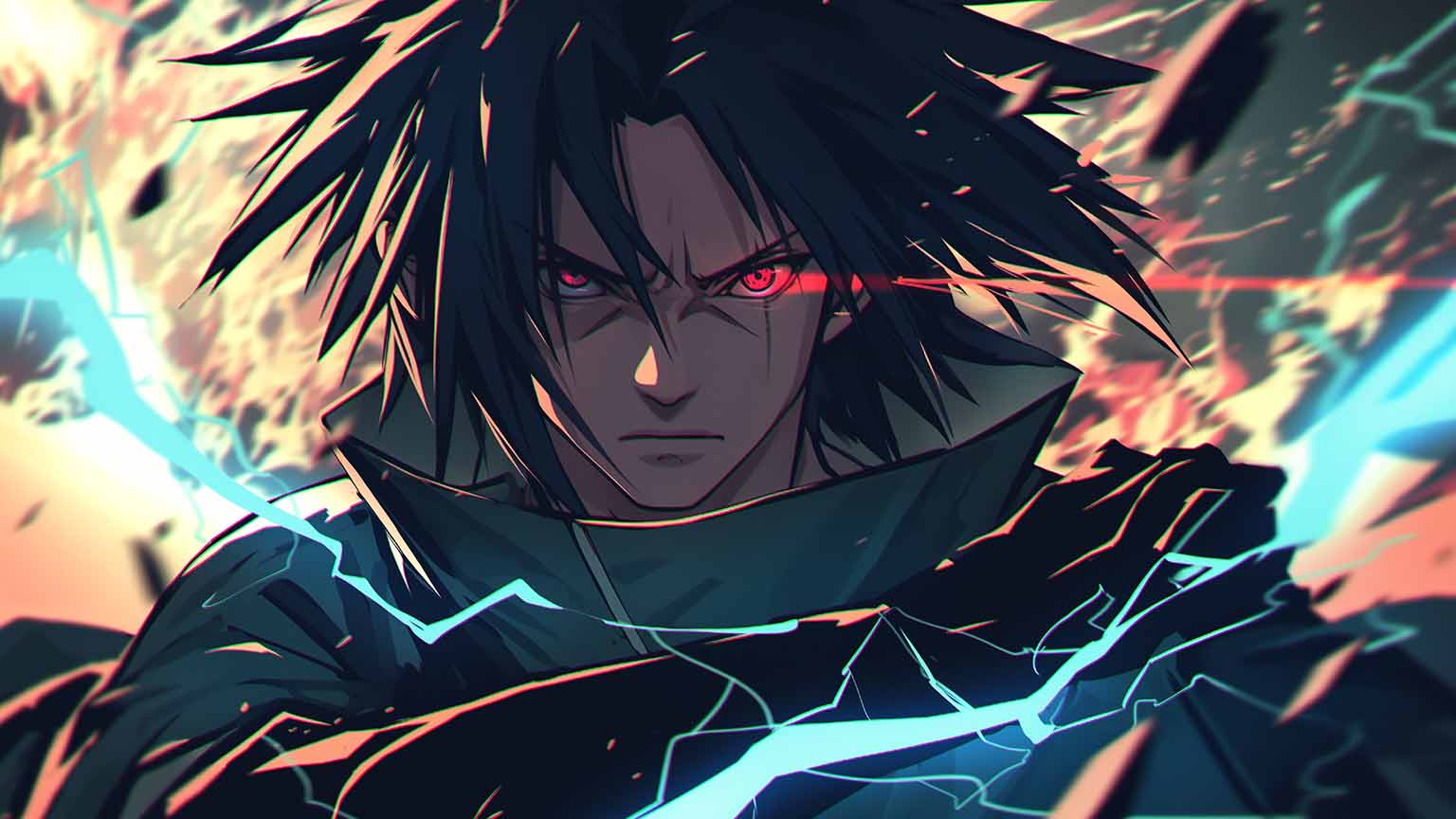 1536x864 Naruto Shippuden Sasuke Uchiha Sharingan Desktop Wallpaper