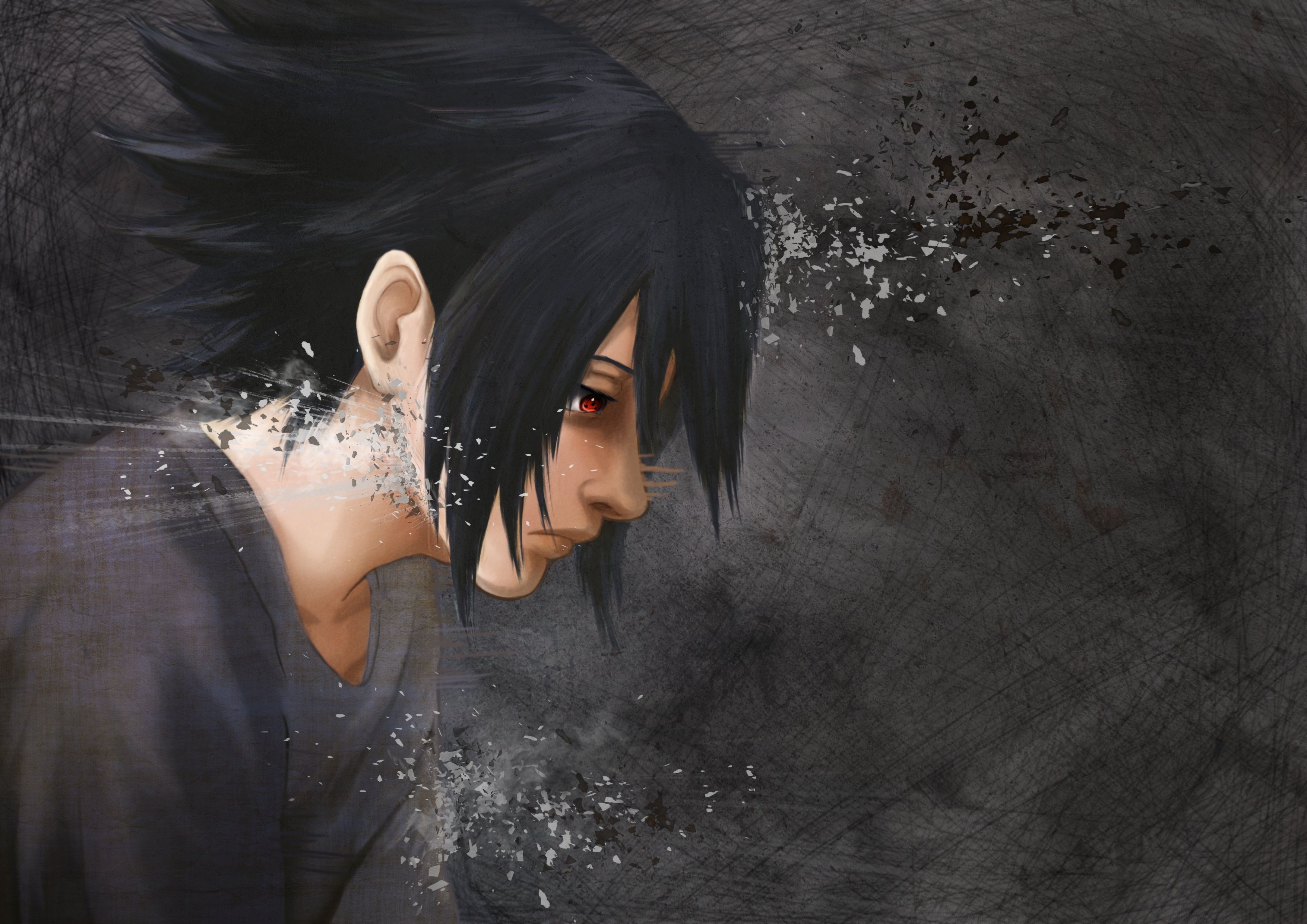 3508x2480 Wallpaper Children, Naruto, Sharingan, Uchiha Sasuke, By Quill Q For Mobile And Desktop, Section арт, Resolution 3508x2480