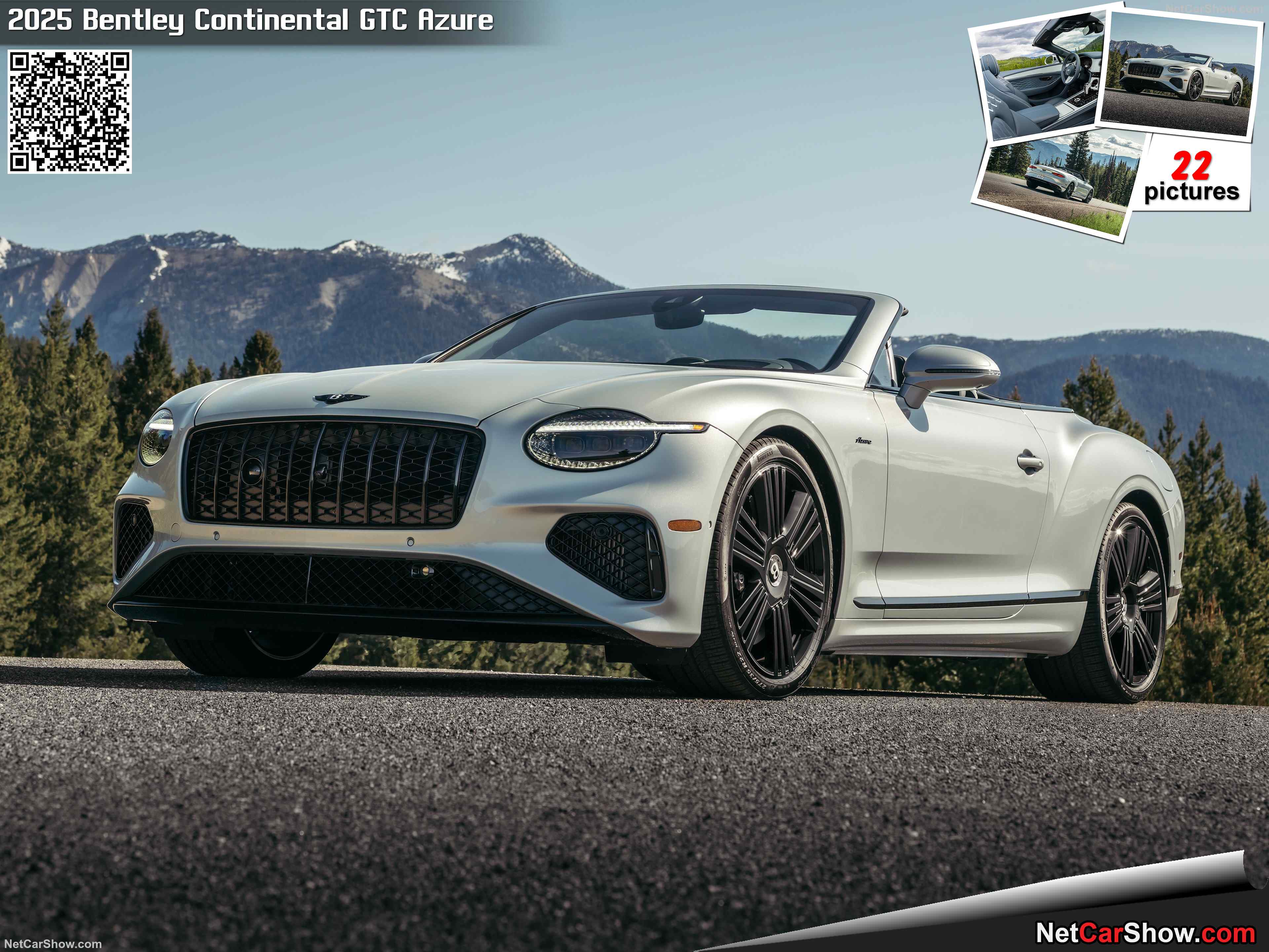 3840x2880 Bentley Continental GTC Azure (2025), information & specs