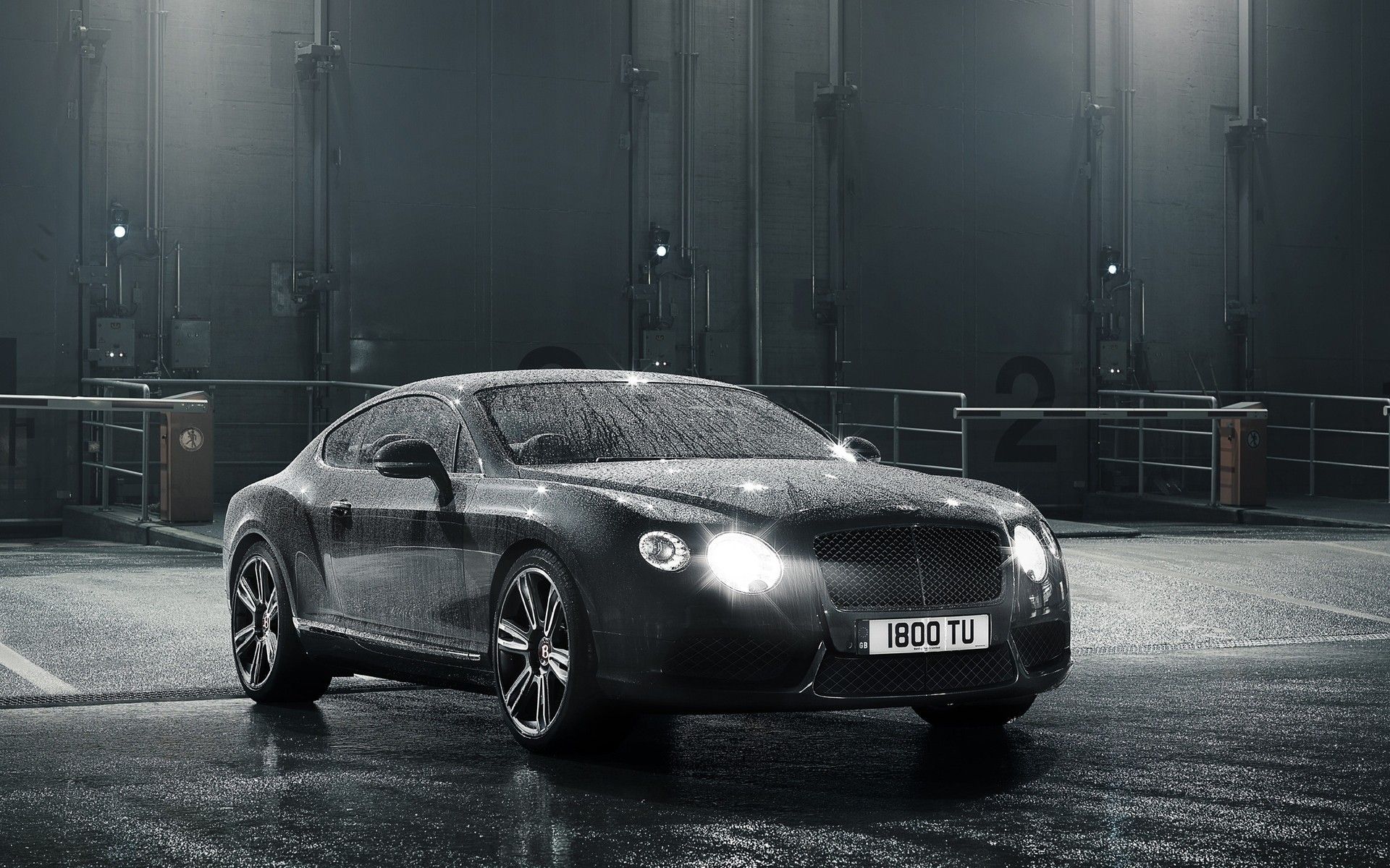 1920x1200 Black Bentley Wallpaper