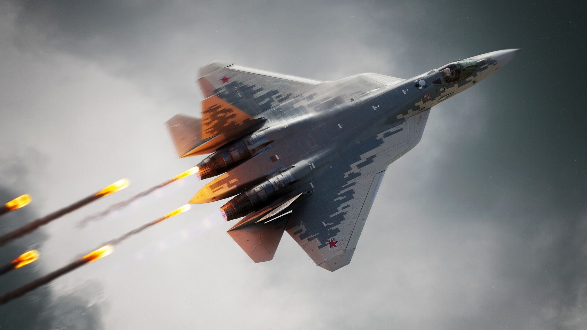 1920x1080 Andrei Stanavov Jet Su 57