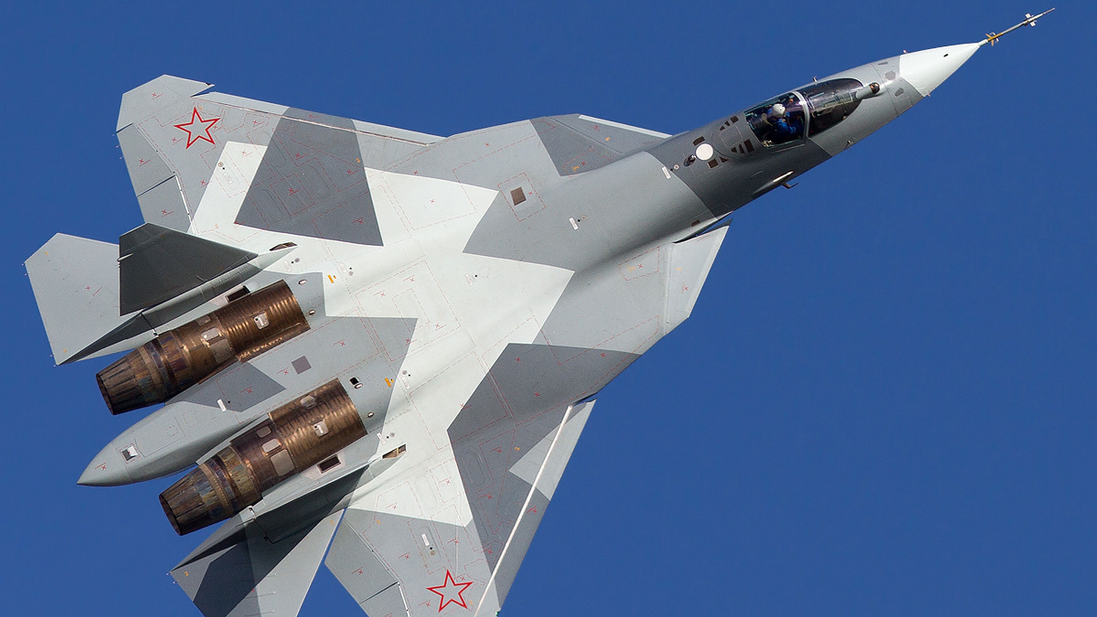 3840x2160 Free Sukhoi Su 57 4K Wallpaper & Desktop HD Background for PC
