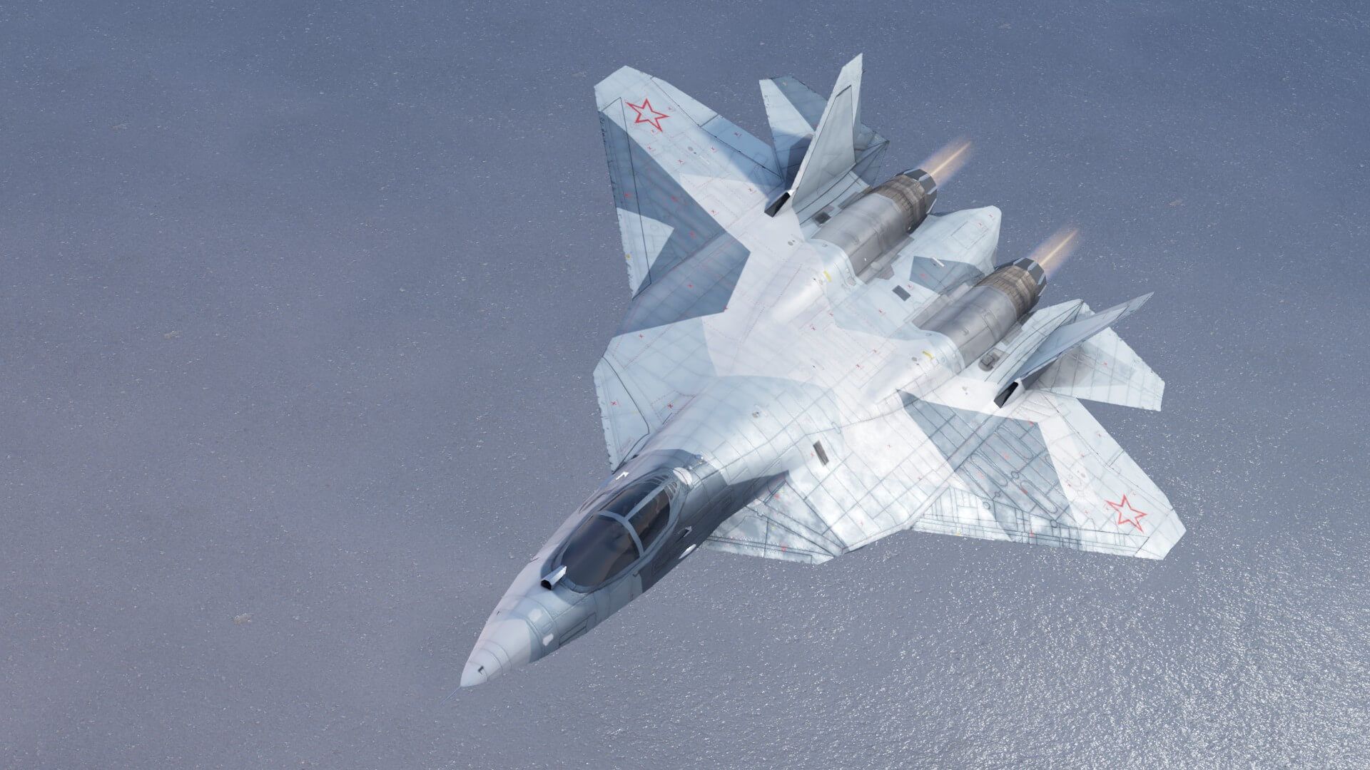 1920x1080 Sukhoi SU 57 Felon 3D Model