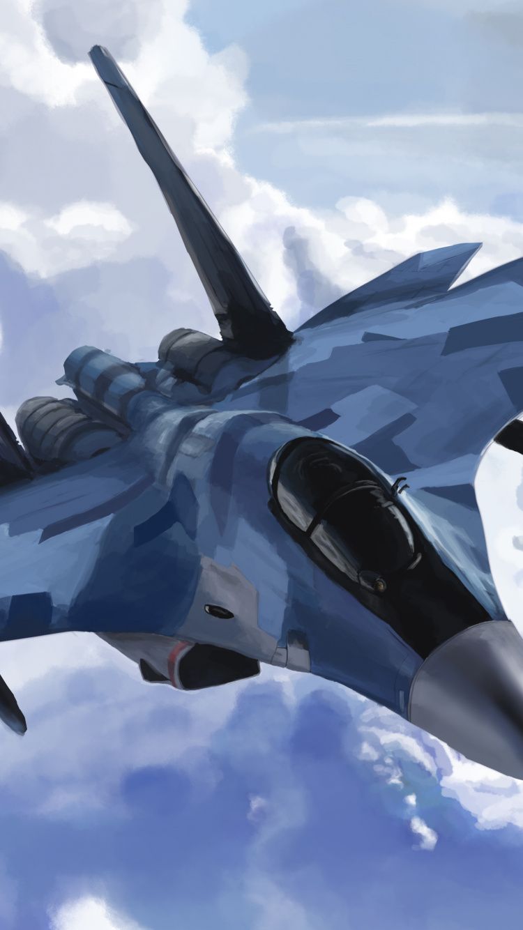 750x1334 Sukhoi su 57 Wallpaper for Apple IPhone 6S, 8 [Retina HD]