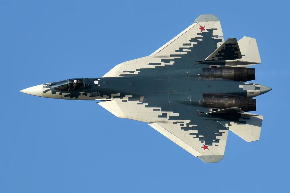 1200x800 Russia's Modified Su 57 Stealth Fighter Variant With Stage 2 Engine 'Soars & Roars' In Test Flight