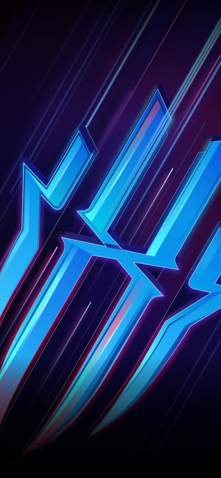 736x1594 Nubia Red Magic 5S Stock Wallpaper