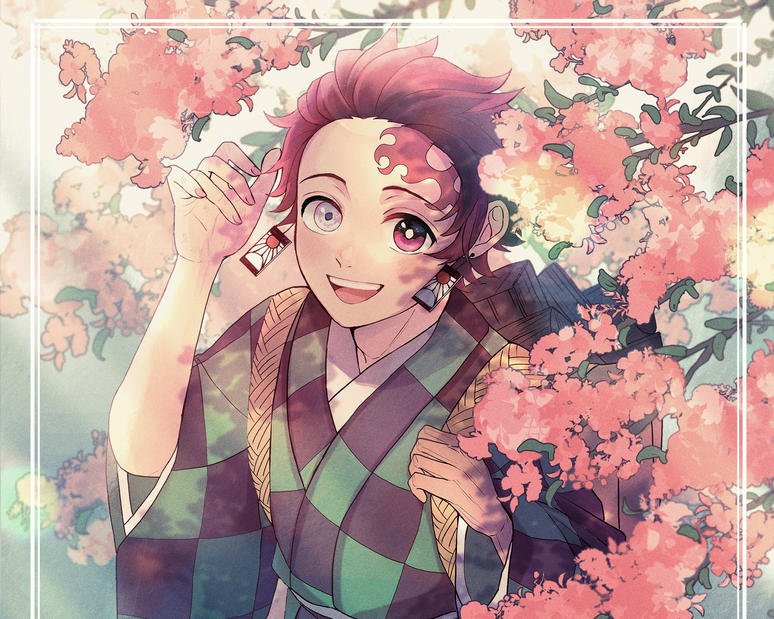2486x1988 Tanjiro Kamado Fun Art Demon Slayer Wallpaper, HD Anime 4K Wallpaper, Image and Background