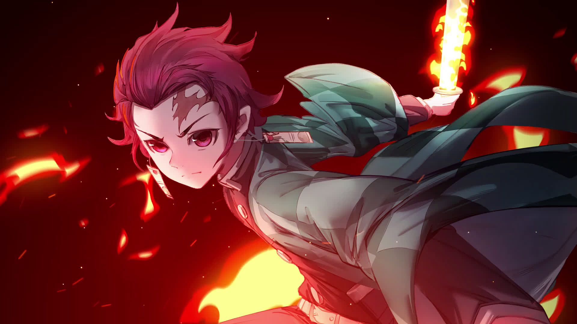 1920x1080 Watch Kamado Tanjiro Slayer Kimetsu No Yaiba Live Wallpaper