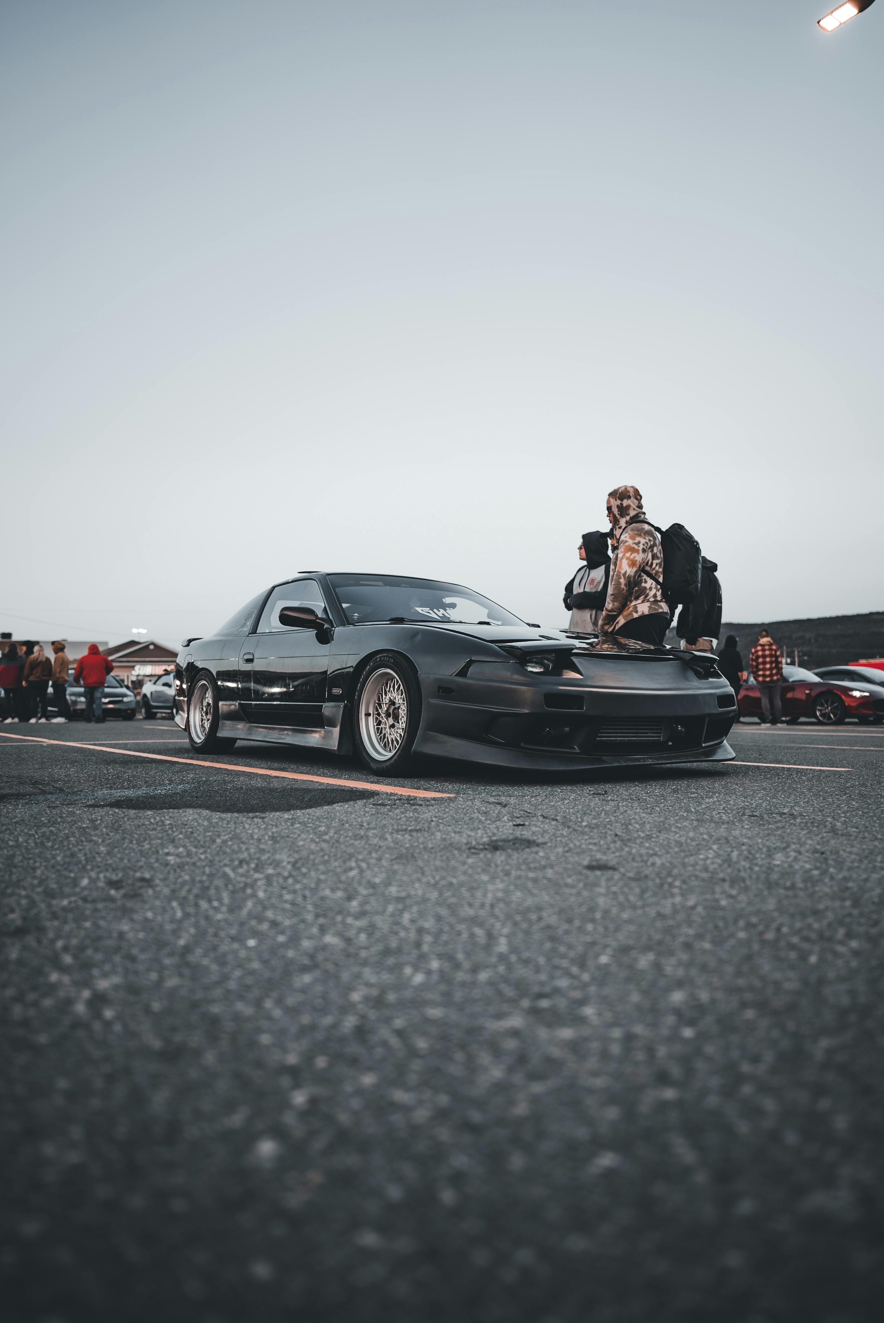 2832x4240 Black Custom Nissan 180SX · Free