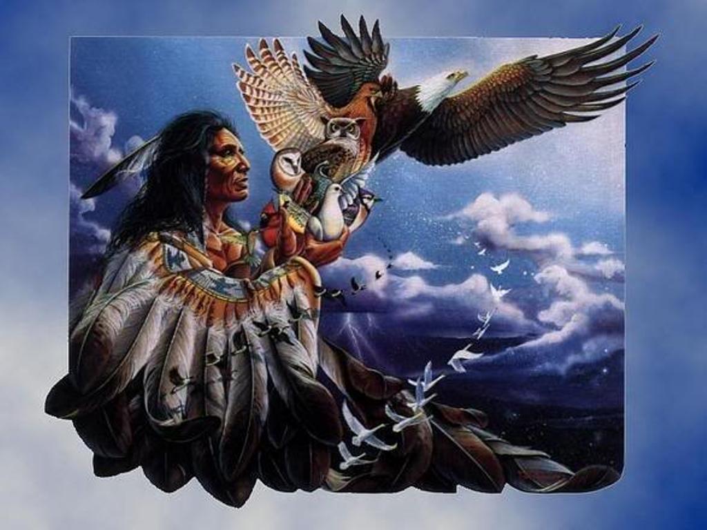 1024x768 American Eagle Wallpaper