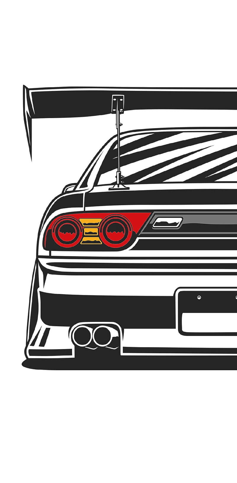 800x1628 180sx, jdm, S Silvia, Japan, 240sx, Nissan, HD phone wallpaper