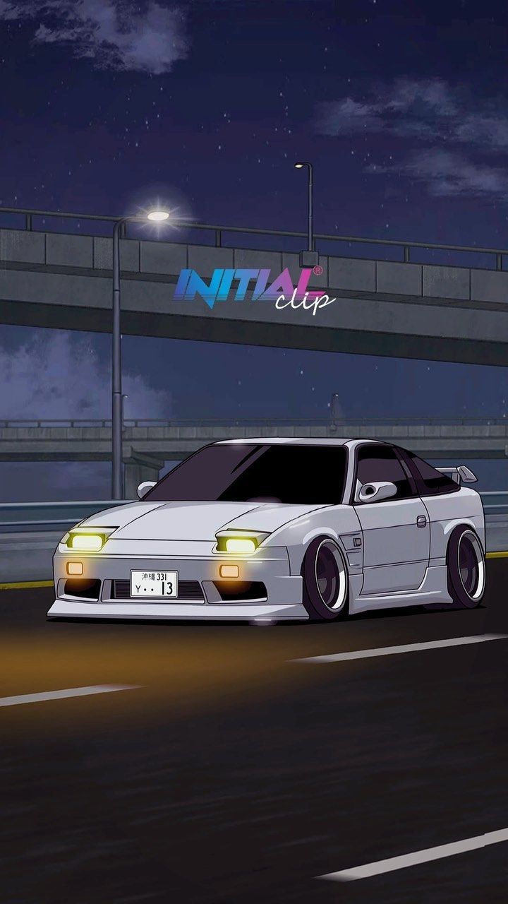 720x1280 Initial® Clip on Instagram: “Clean 180SX animation work special made for owner Thanks for the new background upgrade