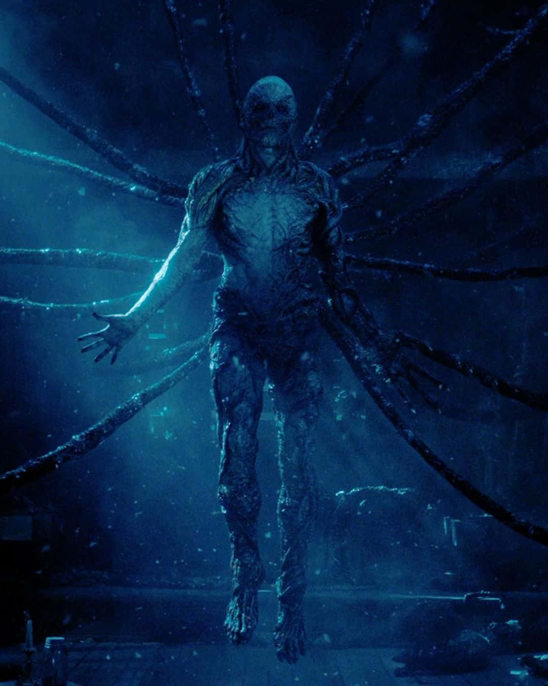 1080x1350 Download Stranger Things Floating Vecna Tentacles Wallpaper