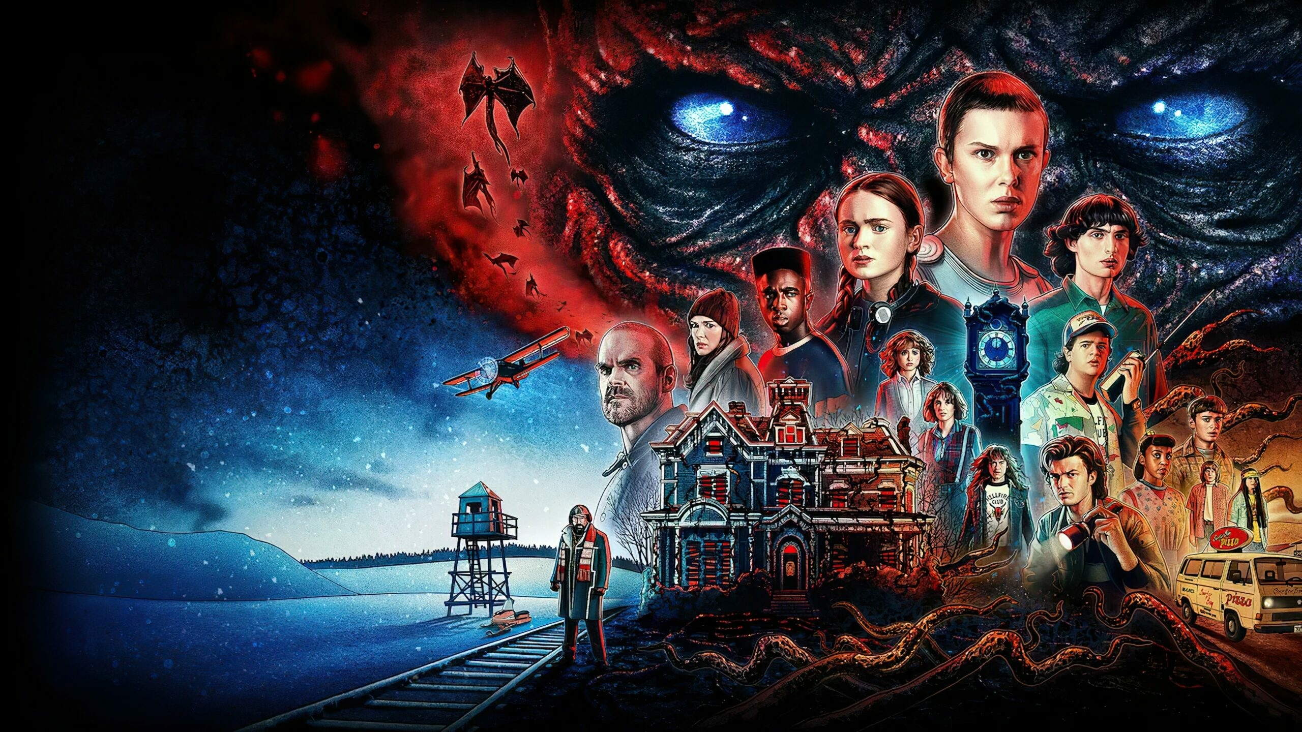 2560x1440 Vecna's Attack Stranger Things Wallpaper, HD TV Series 4K Wallpaper, Image and Background