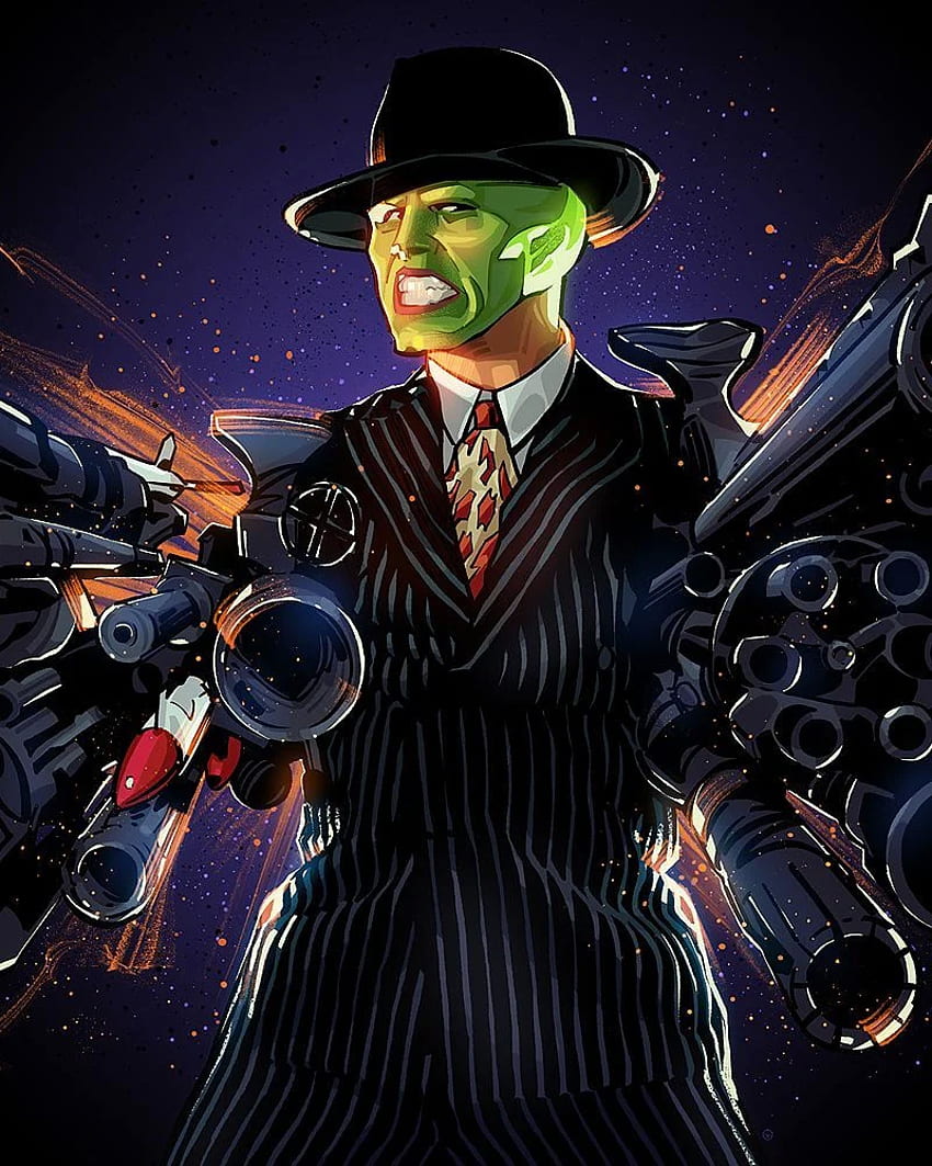 850x1063 The Mask' Metal Poster Print Abakumov. Displate. The mask cartoon, Art, Cartoon movie characters, Jim Carrey The Mask HD phone wallpaper