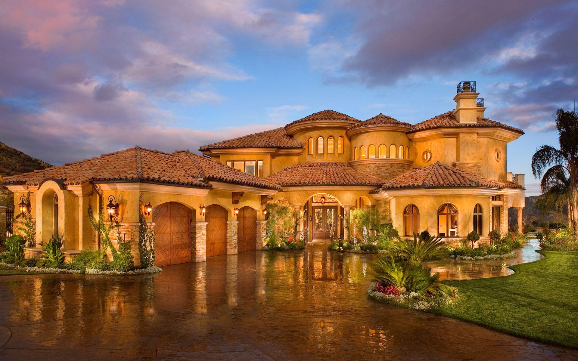 1920x1200 V.11: Beautiful House Wallpaper, HD Image of Beautiful House