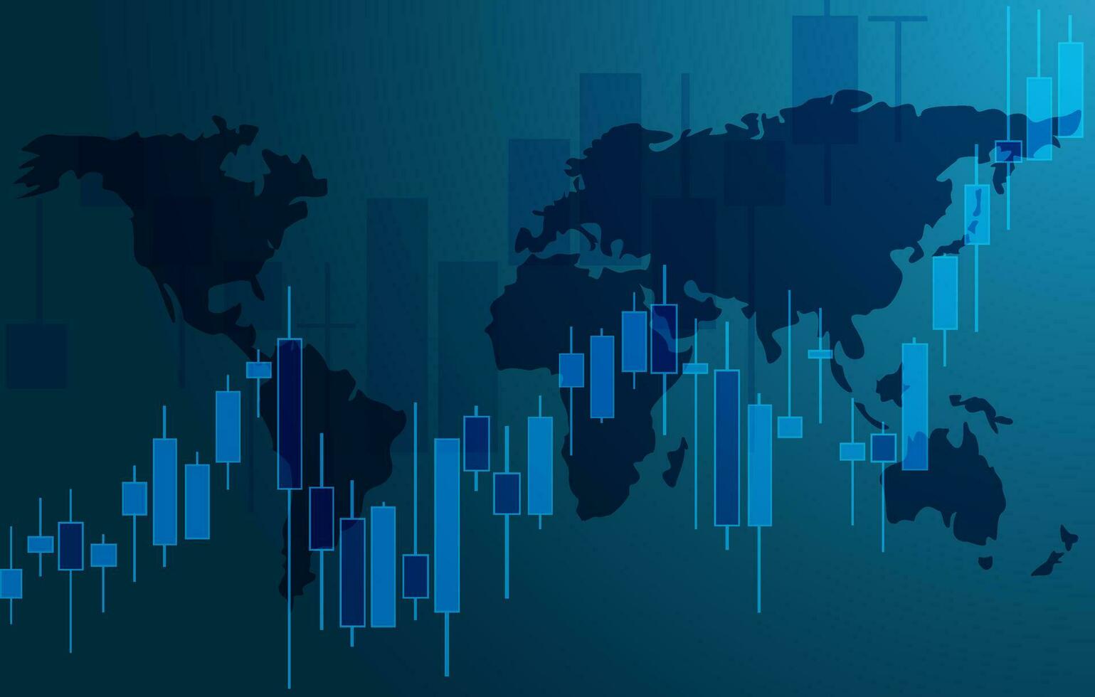 1539x980 Trading background, wallpaper. Financial candlestick chart, support and resistance level chart. Charts for Forex trading