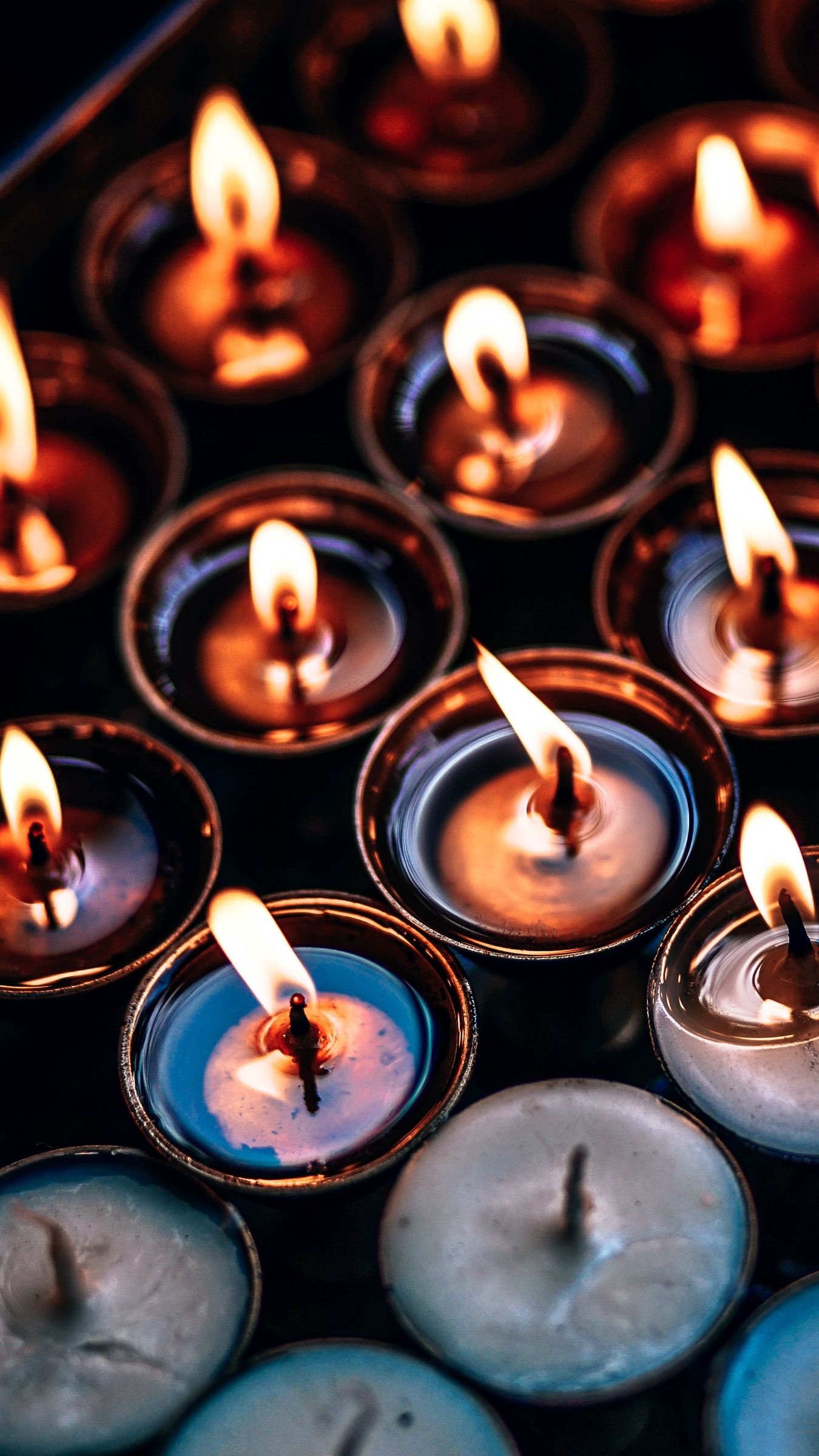 1350x2400 Wallpaper Candle, Flame, Lighting, Oil Lamp, Interior Design, Background Free Image