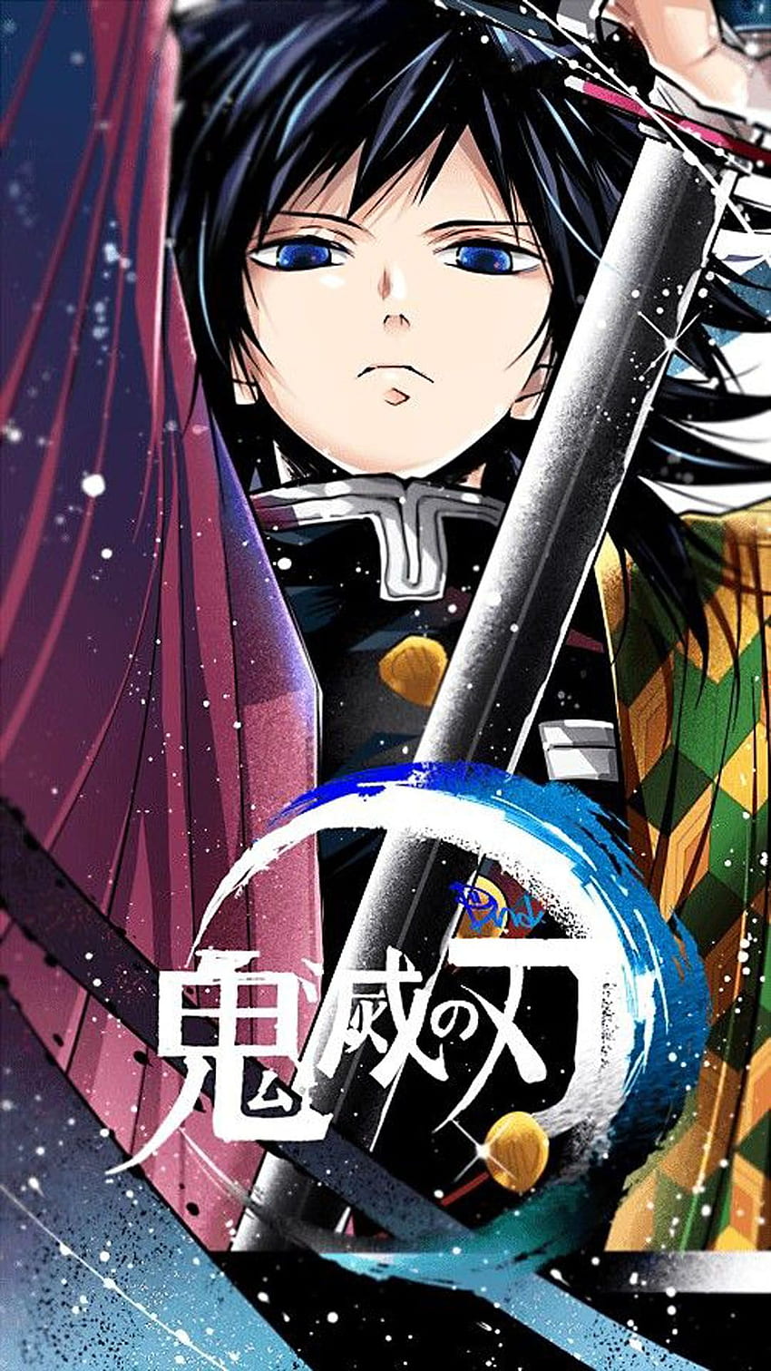 850x1511 Giyu Tomioka, Demon Slayer Giyu HD phone wallpaper