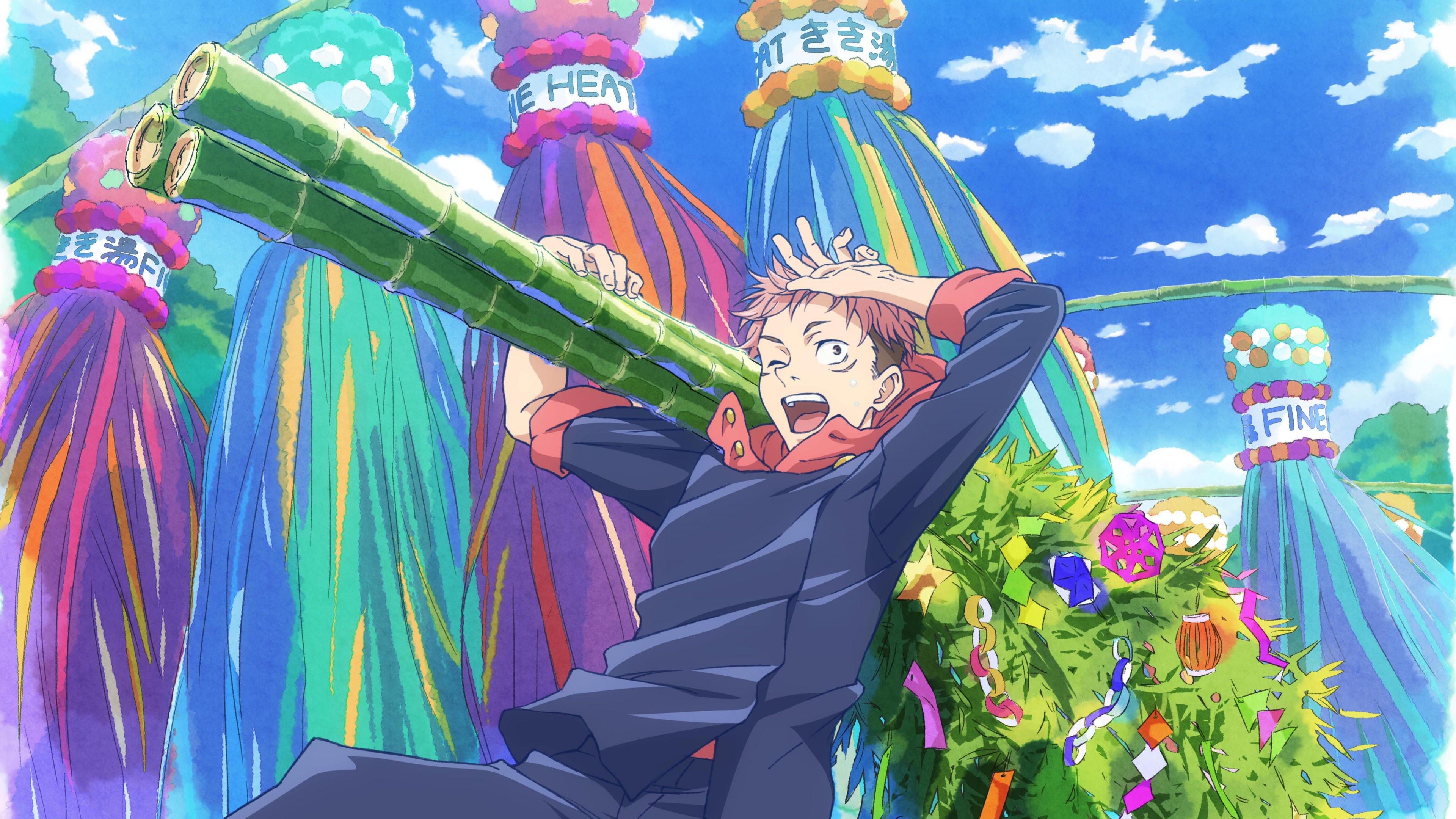 3840x2160 Yuji Itadori 4K 5K HD Jujutsu Kaisen Wallpaper