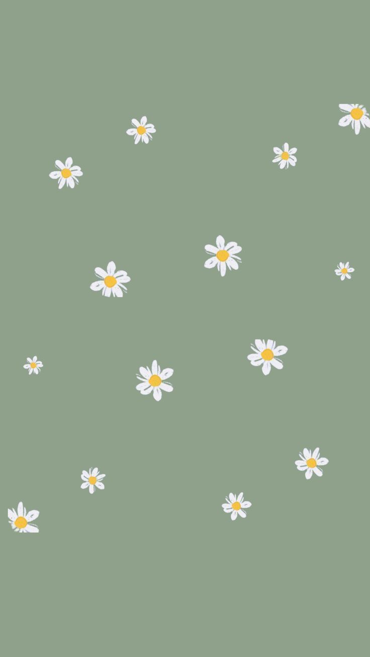 736x1308 iPad Background Daisy. Arkaplan tasarımları, Duvar kolajı, Çiçekli duvar kağıdı