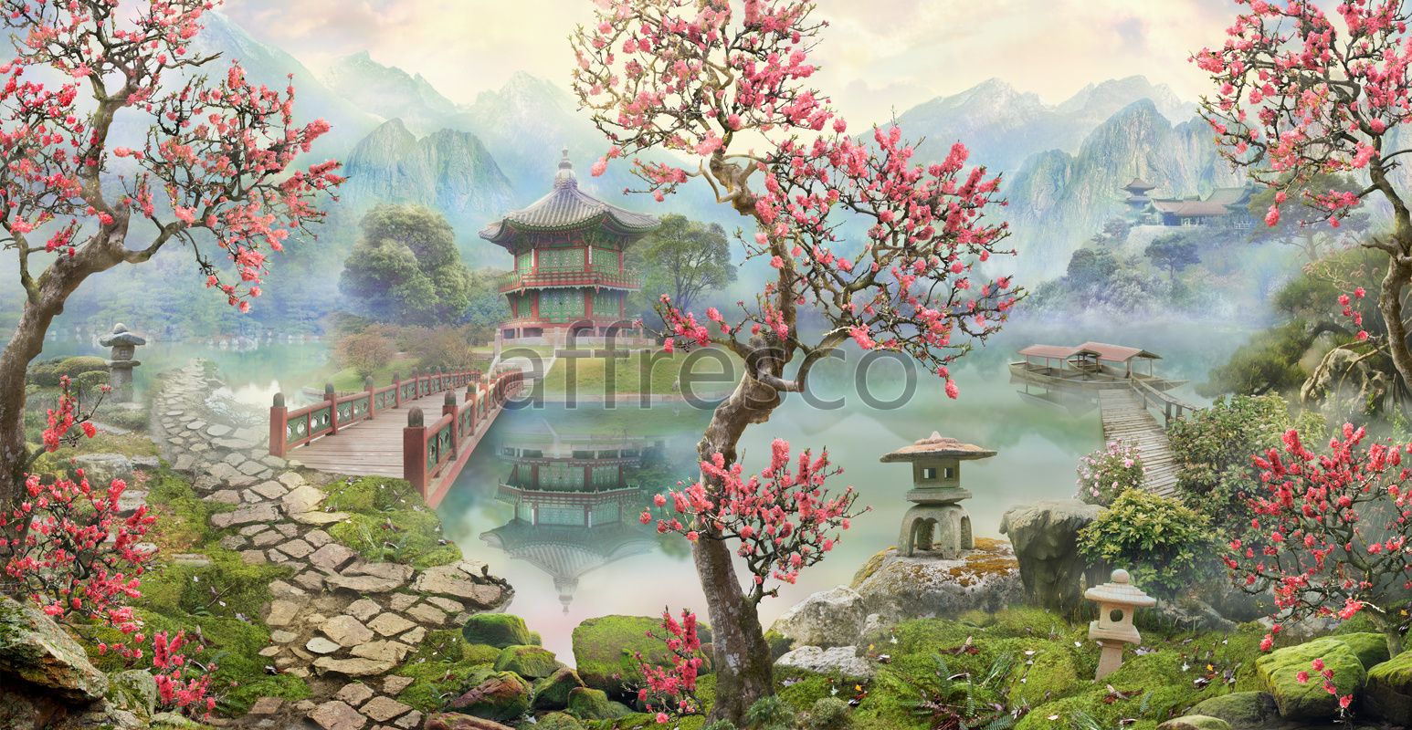 1546x800 Landscape in Japanese style. The best landscapes