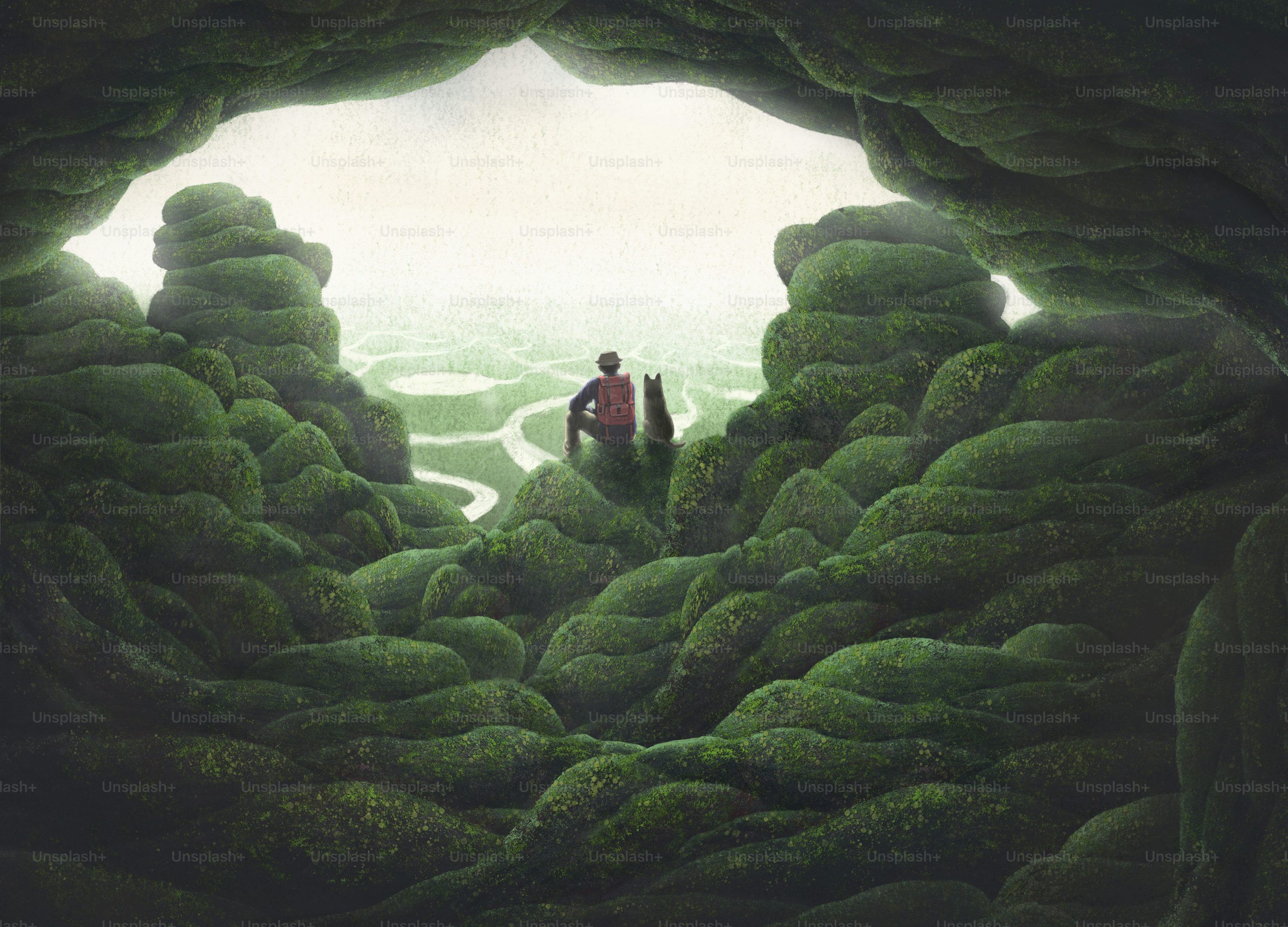 3000x2160 Landscape Art Picture. Download Free Image