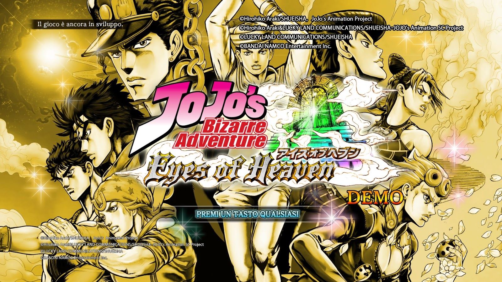1600x900 JoJo Bizarre Adventure Eyes of Heaven la demo
