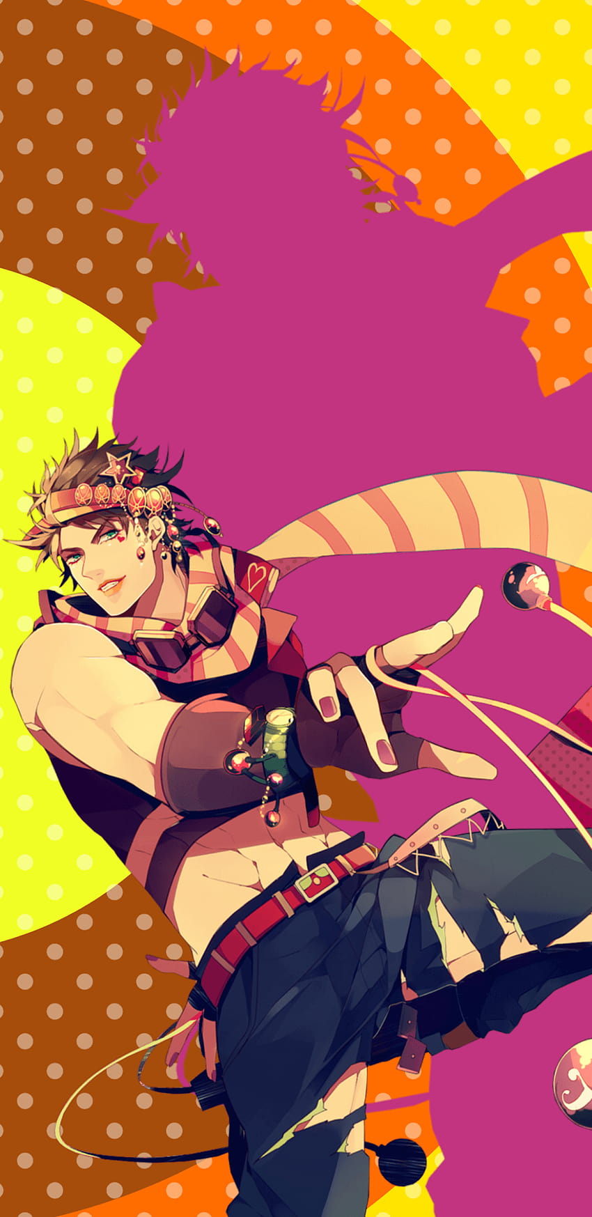 850x1747 jojo bizarre adventure HD wallpaper