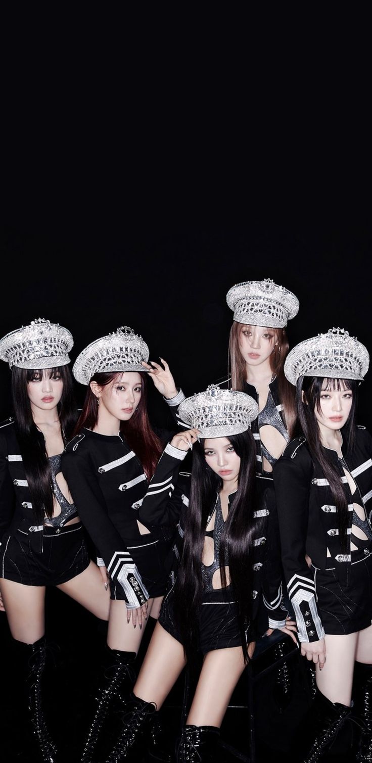 736x1510 G)I DLE Wallpaper
