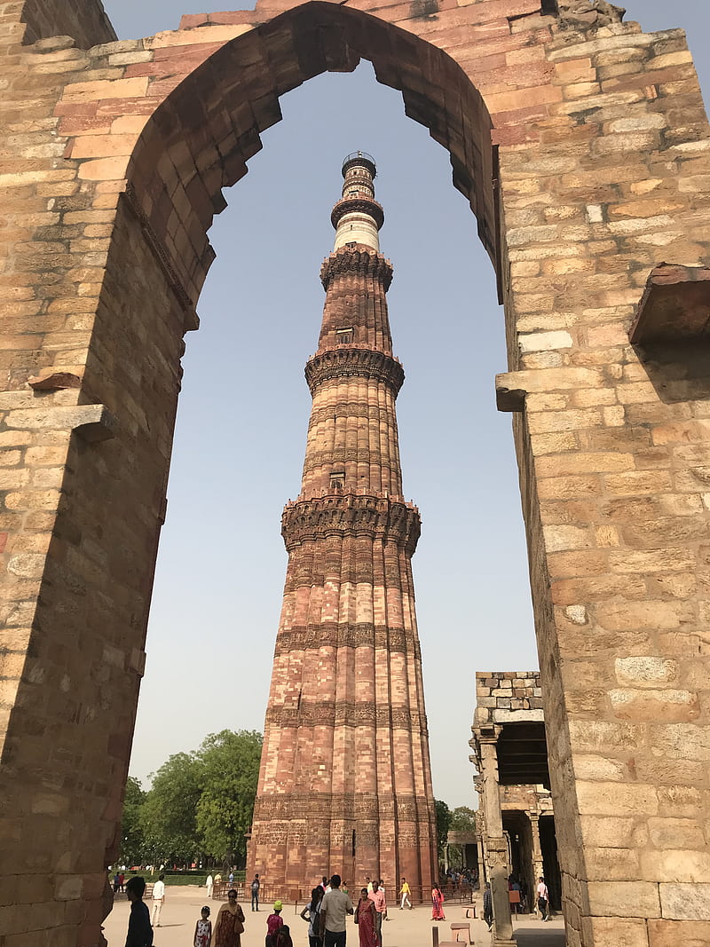 800x1067 Qutub minar, city, delhi, qutubminar, HD phone wallpaper