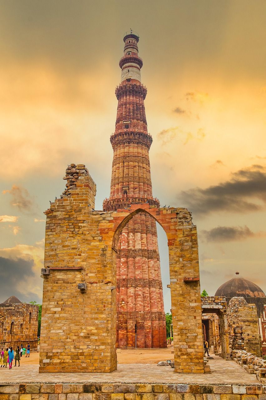 853x1280 Free Kutubminar & Qutub Minar Image