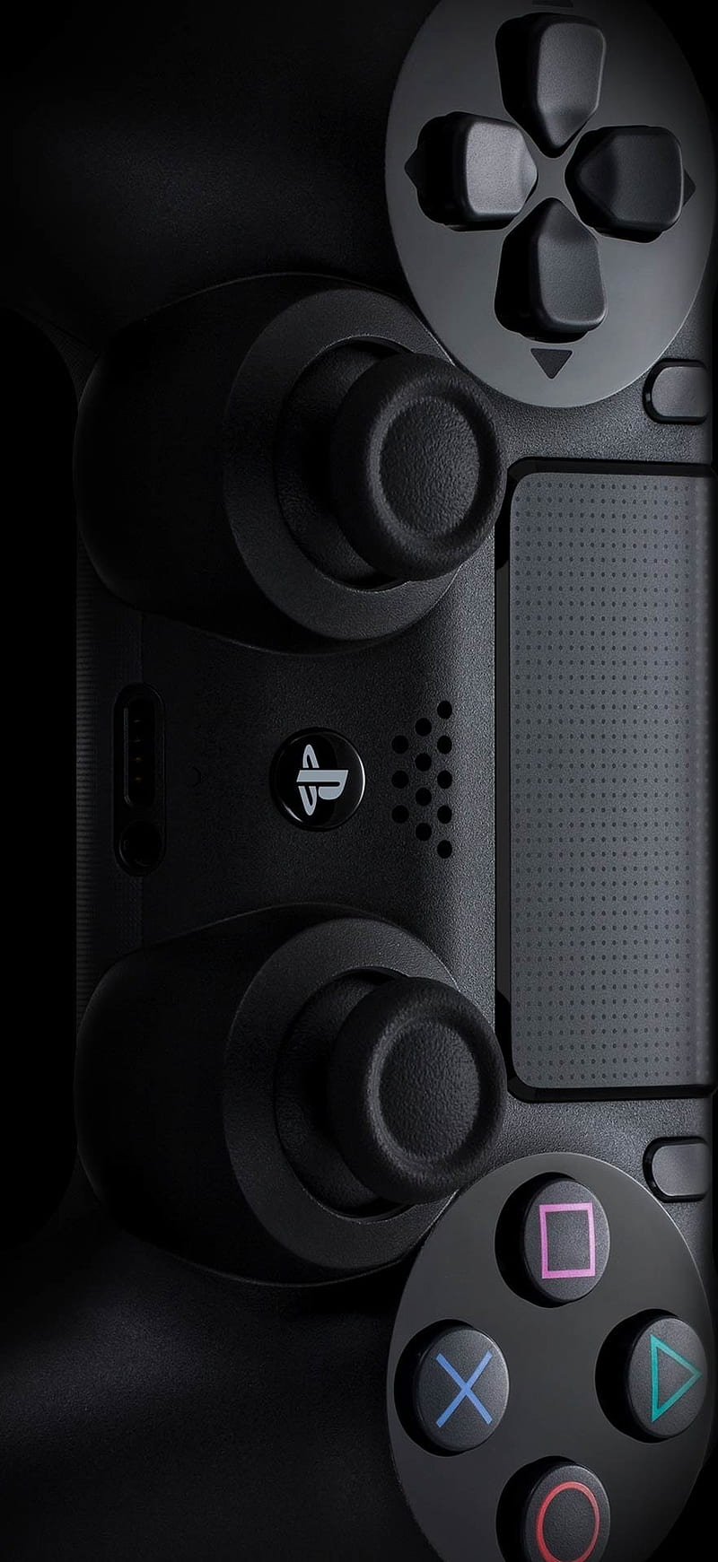 800x1741 PS4 Dualshock, controller, ps4pro, playstation, ds dualshock black, game, HD phone wallpaper