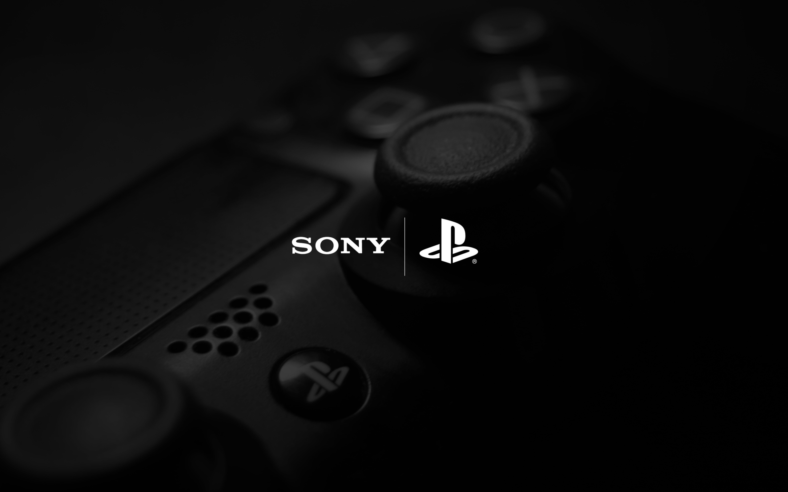 2560x1600 Black Playstation 4 Pro controller Desktop wallpaper 2560x1600