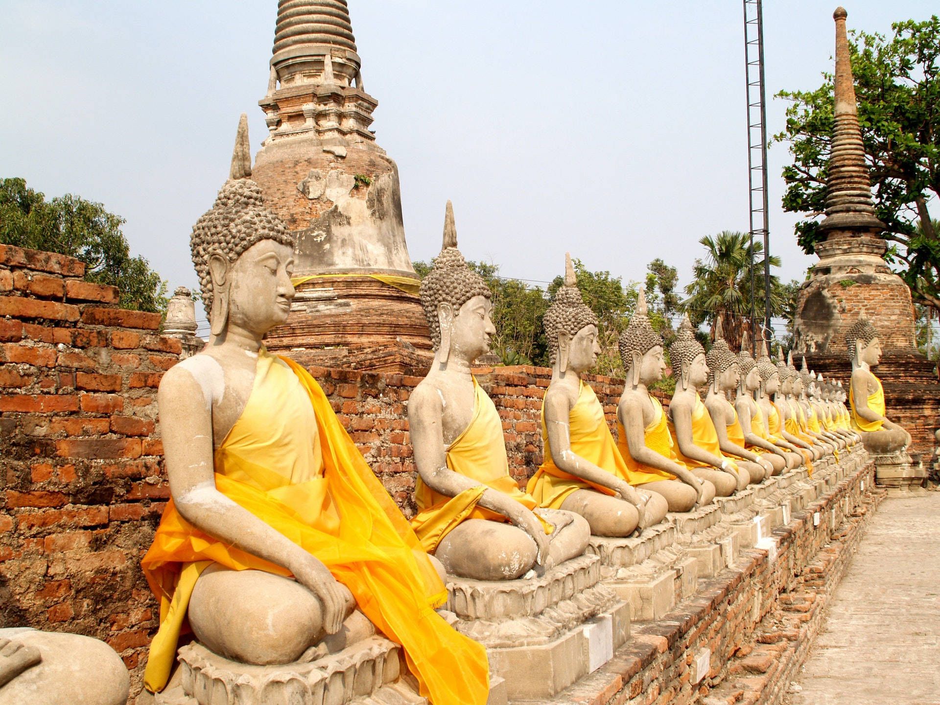 1920x1440 Download Thailand Ayutthaya Park Wallpaper