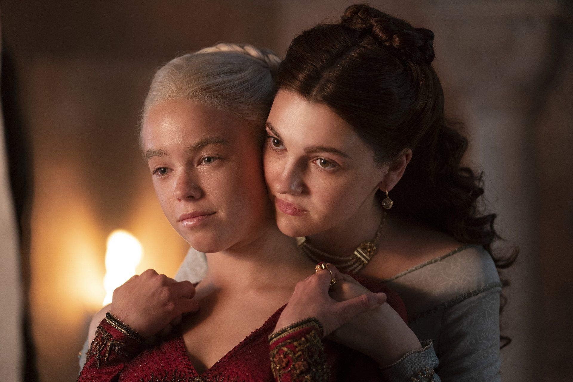 1920x1280 Download Rhaenyra Targaryen Milly Alcock Alicent Hightower Emily Carey TV Show House Of The Dragon 4k