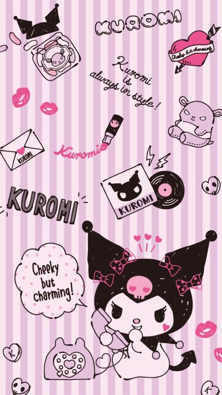 736x1308 Kuromi. My melody wallpaper, Hello kitty wallpaper, Hello kitty iphone wallpaper