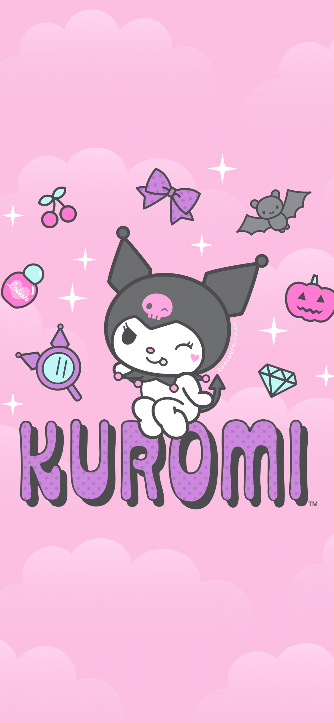 1080x2340 Kuromi Wallpaper 4K, Cartoon, Hello Kitty