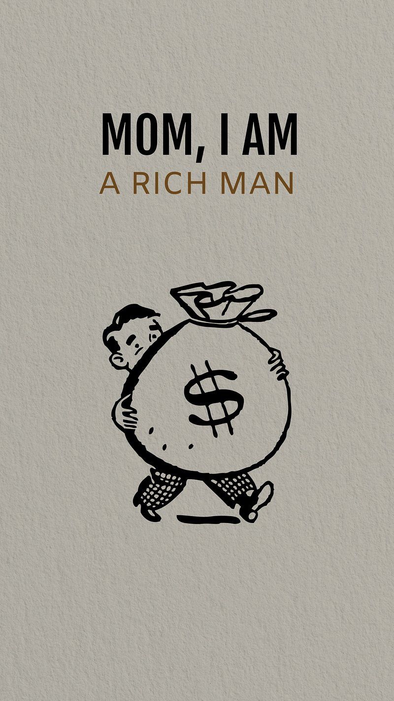 800x1422 Rich Man Vintage Image Wallpaper