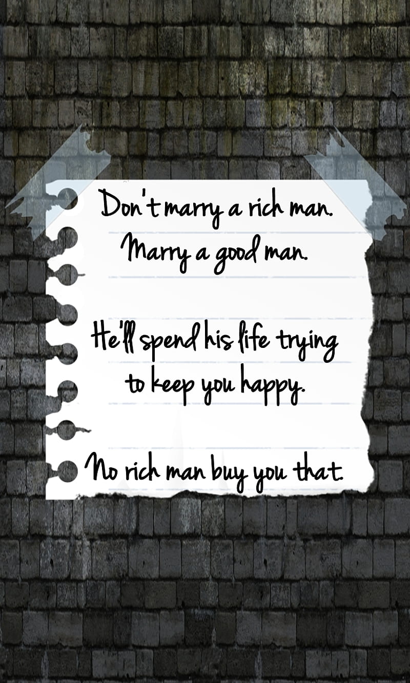 800x1333 Rich man, cool, good, life, new, quote, saying, HD phone wallpaper