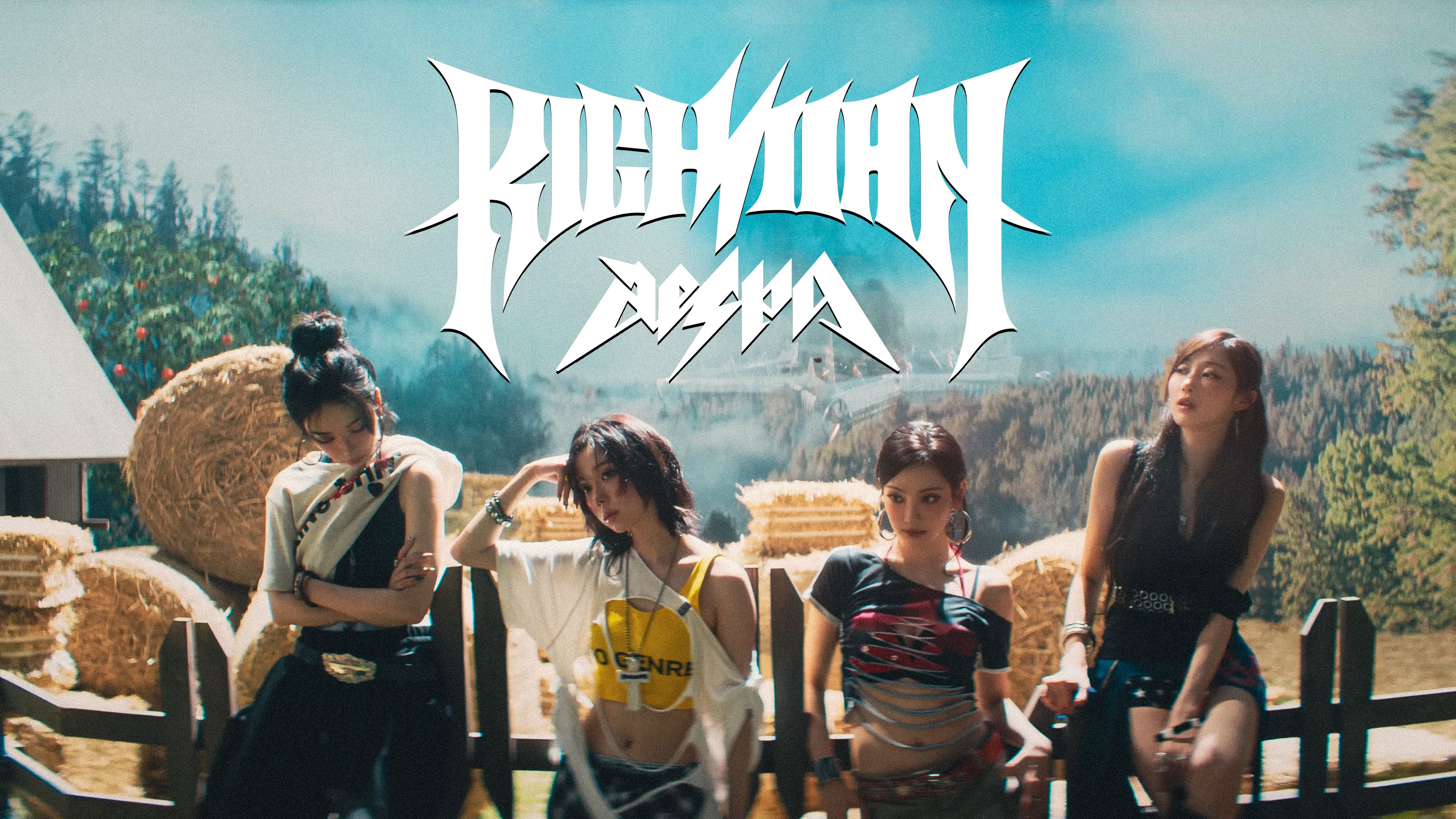 3840x2160 aespa 'Rich Man' Music Video Desktop Background