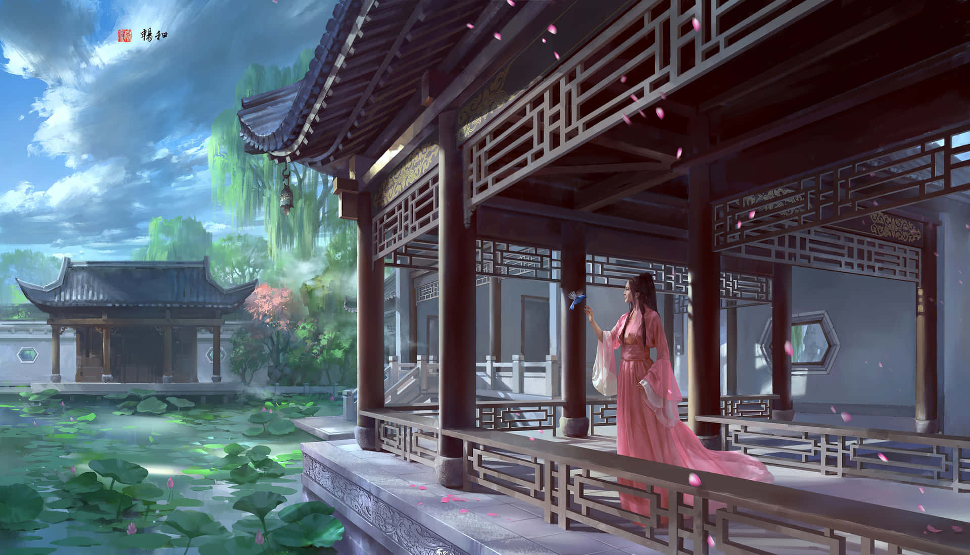 1920x1099 Chinese Castle Wallpaper