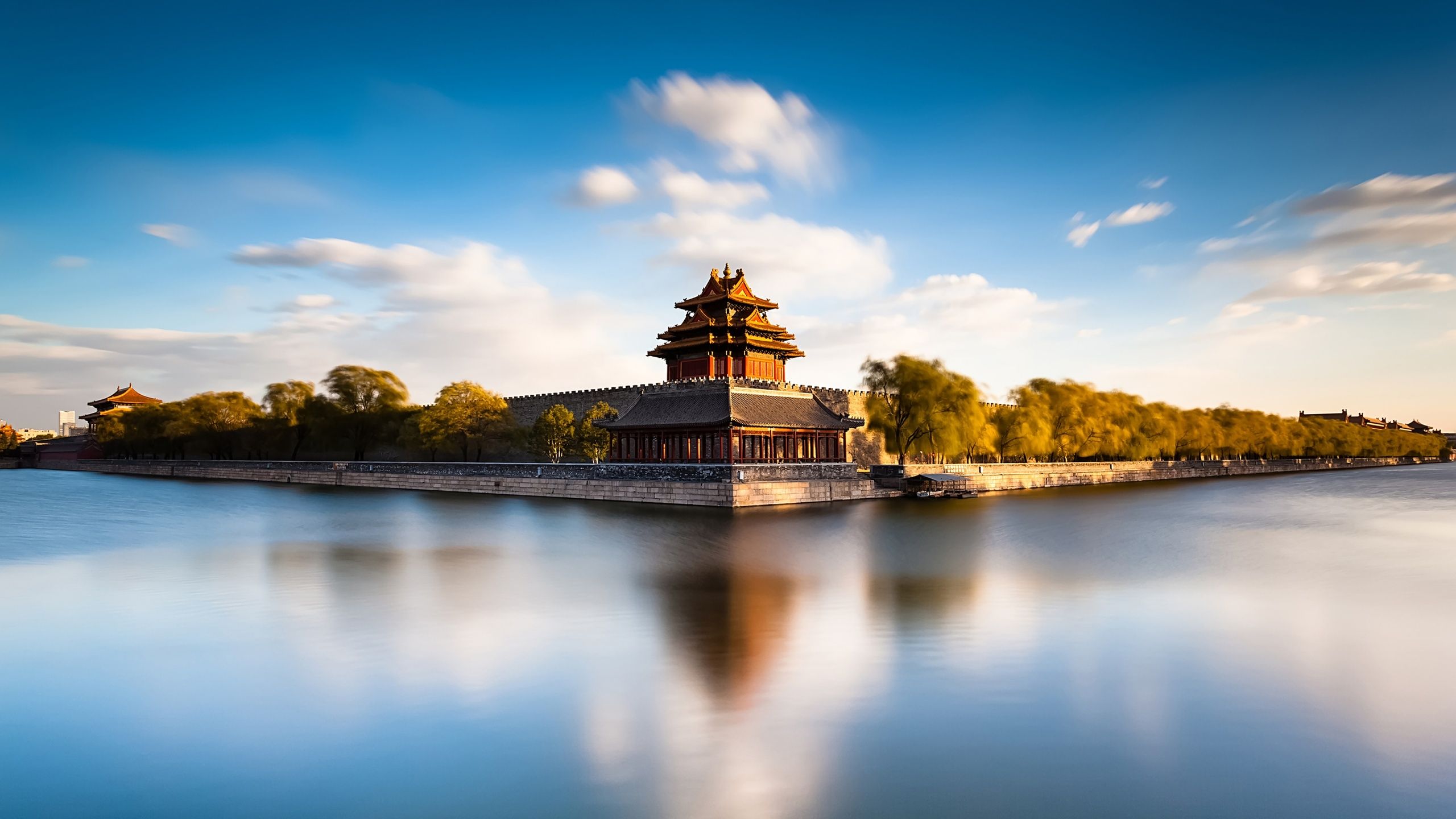 2560x1440 Forbidden City Wallpaper 4K, Beijing, China, Museum, Moat