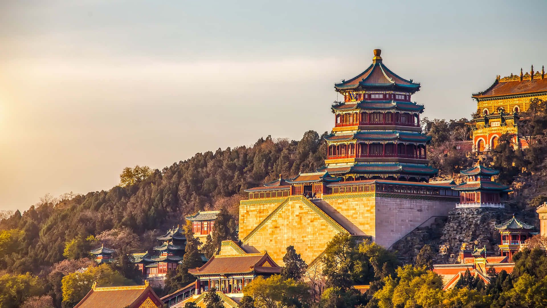 1920x1080 Summer Palace Wallpaper