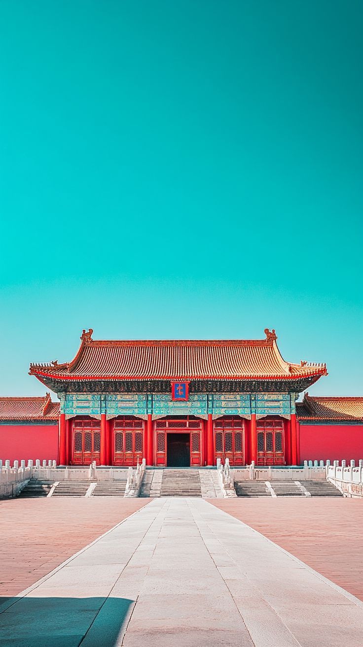 736x1313 Forbidden City Beijing Regal Wallpaper