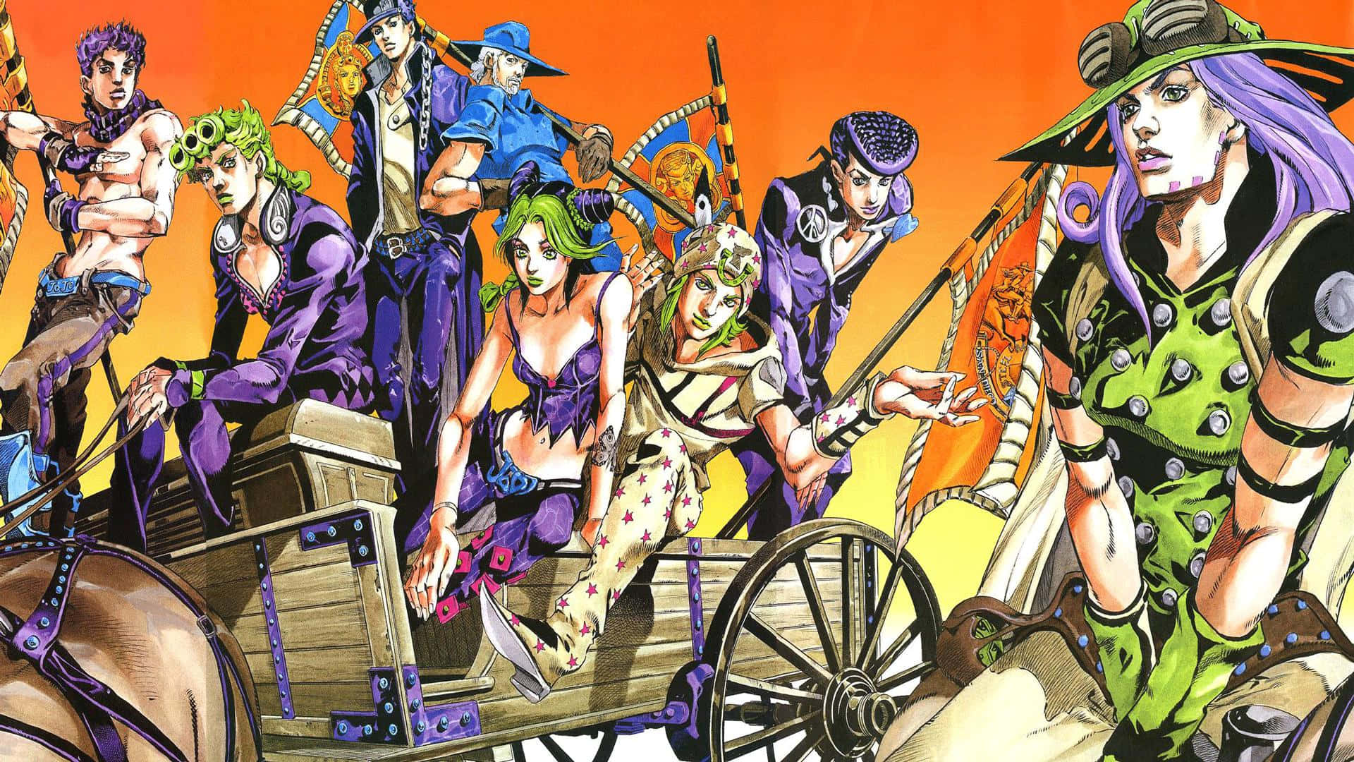 1920x1080 Download Diamond Is Unbreakable's Bizarre Adventure Wallpaper