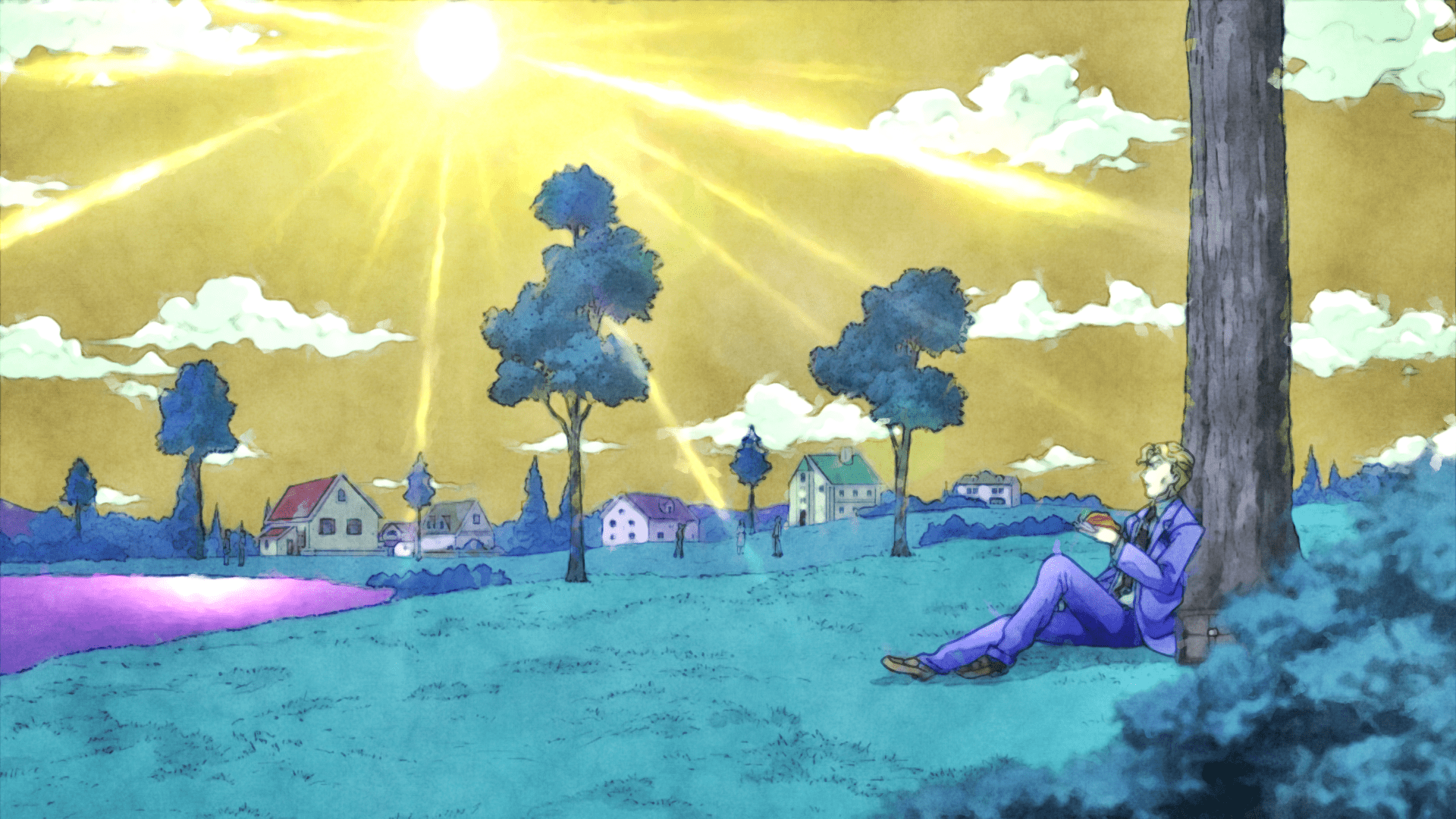 1920x1080 Yoshikage Kira Chill Vibes