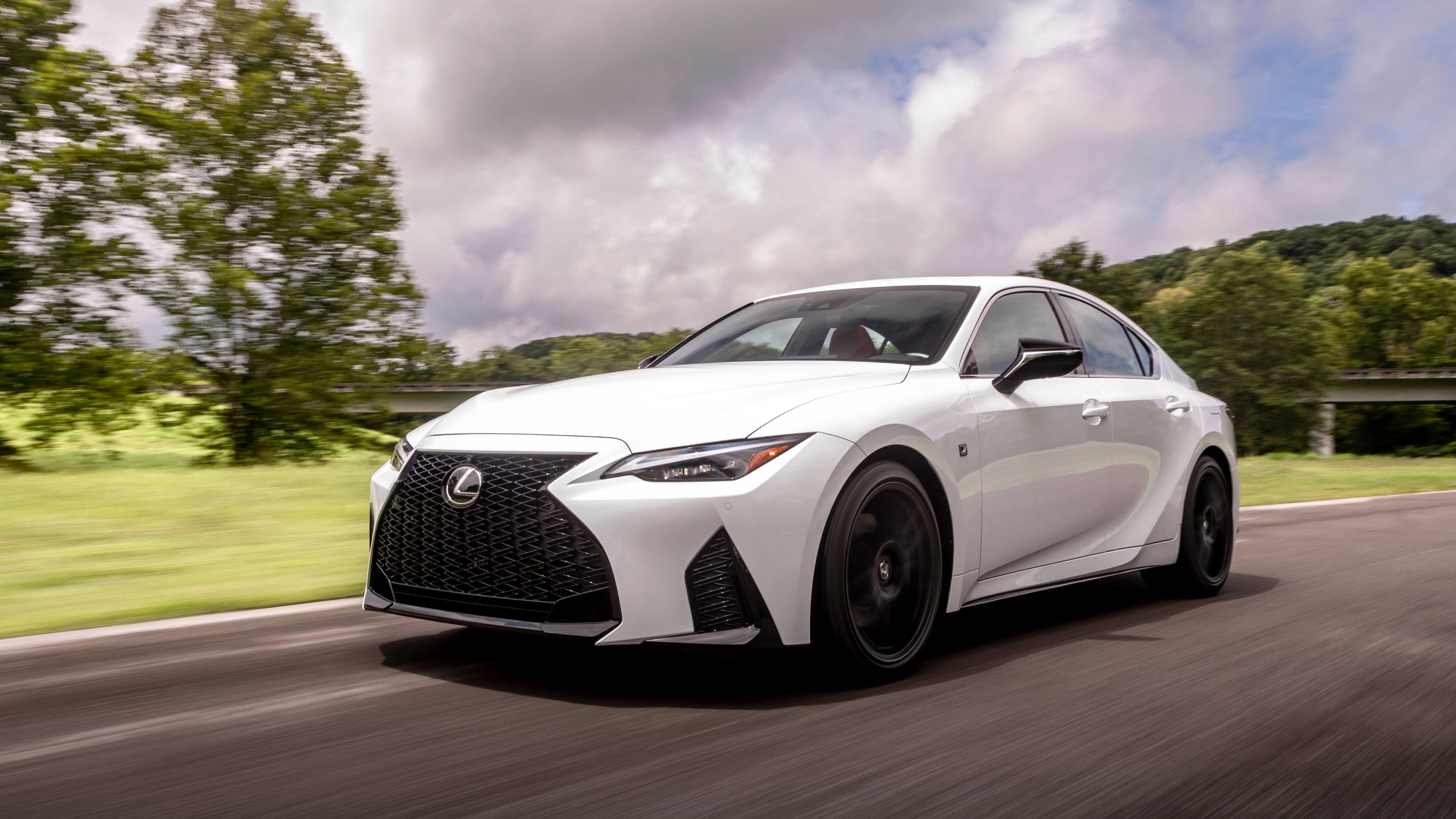 4000x2250 Download White Car Car Lexus Lexus IS Vehicle Lexus IS 350 F Sport 4k Ultra HD Wallpaper