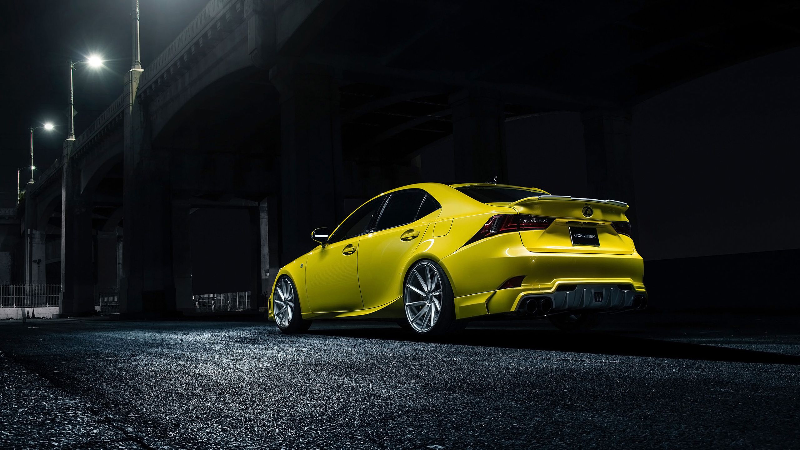 2560x1440 Lexus IS 350 F Sport by Vossen Wheels 2 Wallpaper Car Wallpaper