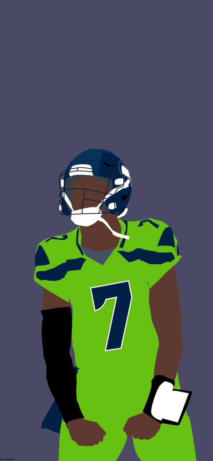 736x1593 Geno Smith NFL Seahawks Quarterback Wallpaper